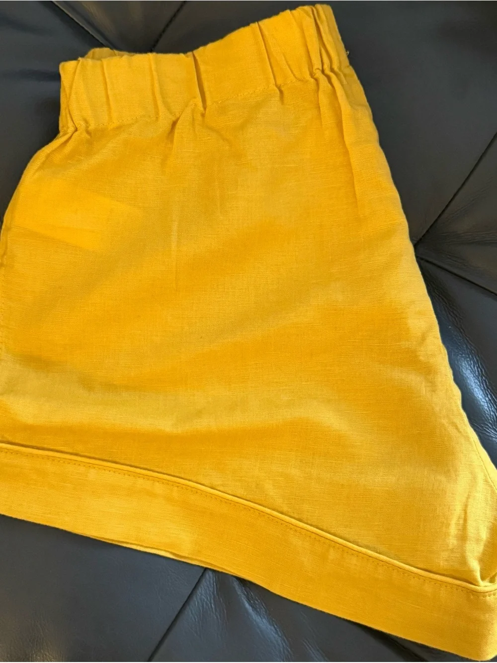 J.CREW LINEN AND COTTON PAJAMA SET - BURNISHED YELLOW - Picture 3 of 10